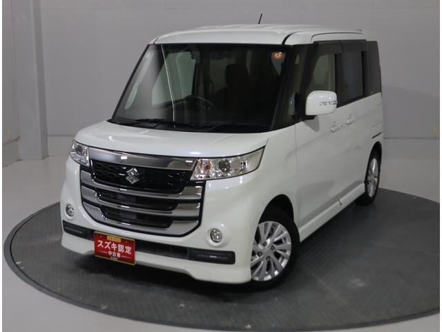 スペーシアカスタムZ カスタムZ 車検整備渡し ナビ・ETC・バックカメラ・マット 7インチワイドナビ(ラジオ・TV・CD・DVD・Bluetooth・SD・USB) ETC バックカメラ 衝突被害軽減ブレーキ HIDオートヘッドライト 後席両側電動スライドドア マット ドアバイザー(22枚目)