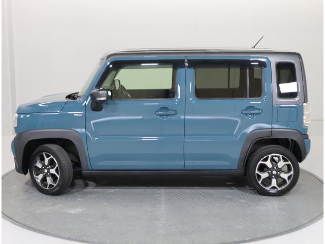 ハスラー ＨＹＢＲＩＤ　Ｘターボ　目玉車　車検整備渡し　ナビ・全方位Ｃ　純正オプションメモリーナビ（ラジオ・ＴＶ・ＣＤ・ＤＶＤ・Ｂｌｕｅｔｏｏｔｈ・ＵＳＢ）　ＥＴＣ　全方位カメラ　前後ブレーキサポート　追従式クルーズコントロール　レーンキープアシスト　マット・バイザー（7枚目）