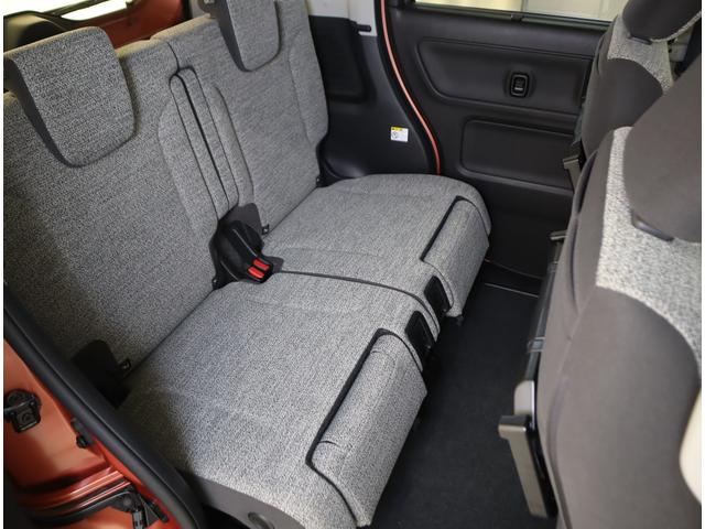 スペーシア HYBRID X 前後ブレーキサポート・ハイビームアシスト 前後ブレーキサポート 前後踏み間違い防止装置 ハイビームアシスト付LEDオートヘッドライト 車線逸脱警報機能 先行車発進通知機能 後席両側電動スライドドア キーレスプッシュスタート シートヒーター(14枚目)