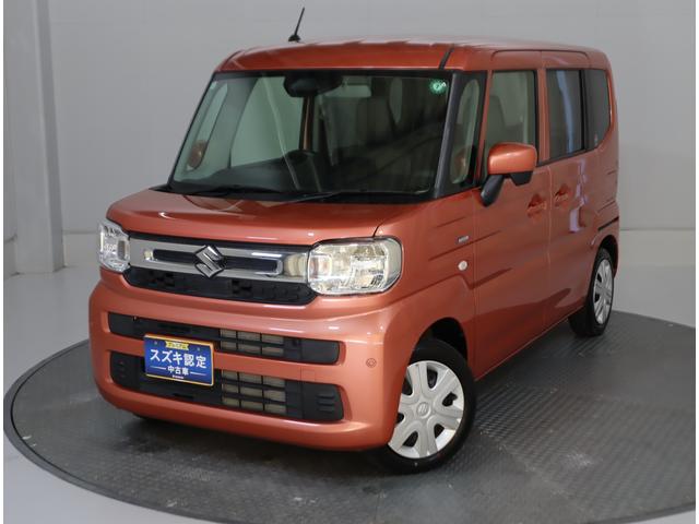 スペーシア HYBRID X 前後ブレーキサポート・ハイビームアシスト 前後ブレーキサポート 前後踏み間違い防止装置 ハイビームアシスト付LEDオートヘッドライト 車線逸脱警報機能 先行車発進通知機能 後席両側電動スライドドア キーレスプッシュスタート シートヒーター(22枚目)