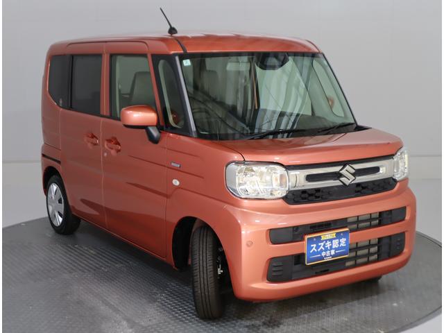 スペーシア HYBRID X 前後ブレーキサポート・ハイビームアシスト 前後ブレーキサポート 前後踏み間違い防止装置 ハイビームアシスト付LEDオートヘッドライト 車線逸脱警報機能 先行車発進通知機能 後席両側電動スライドドア キーレスプッシュスタート シートヒーター(28枚目)