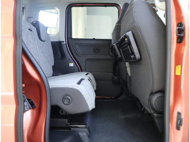 スペーシア HYBRID X 前後ブレーキサポート・ハイビームアシスト 前後ブレーキサポート 前後踏み間違い防止装置 ハイビームアシスト付LEDオートヘッドライト 車線逸脱警報機能 先行車発進通知機能 後席両側電動スライドドア キーレスプッシュスタート シートヒーター(50枚目)