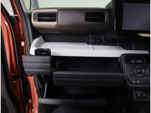 スペーシア HYBRID X 前後ブレーキサポート・ハイビームアシスト 前後ブレーキサポート 前後踏み間違い防止装置 ハイビームアシスト付LEDオートヘッドライト 車線逸脱警報機能 先行車発進通知機能 後席両側電動スライドドア キーレスプッシュスタート シートヒーター(71枚目)