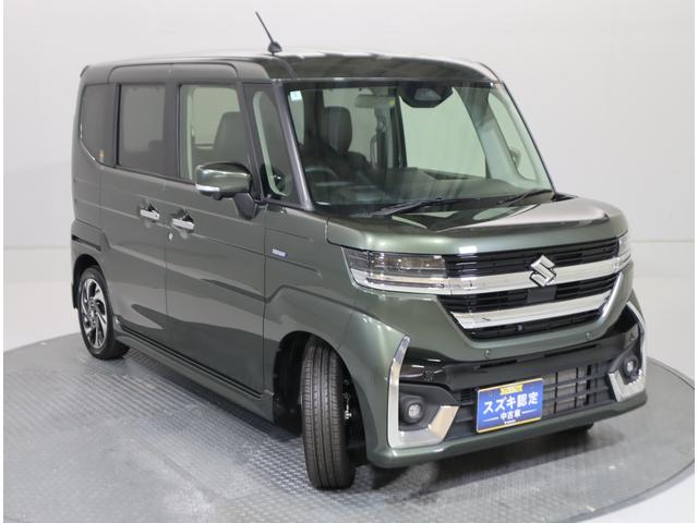 スペーシアカスタム カスタム HYBRID XSターボ 純正OPナビ・全方位C 純正オプションメモリーナビ(ラジオ・TV・Bluetooth・USB) 全方位カメラ 前後ブレーキサポート 追従式クルーズコントロール レーンキープアシスト 後席両側電動スライドドア フロアマット(28枚目)