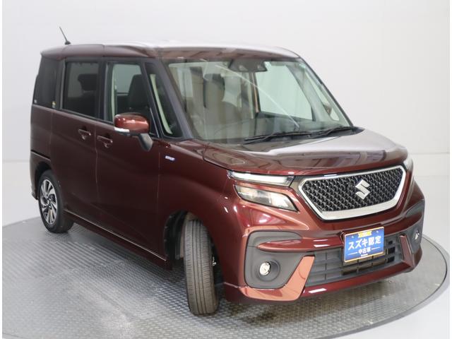 ソリオバンディット バンディット　ＨＹＢＲＩＤ　ＭＶ　車検整備渡し　ナビ・ＥＴＣ　純正オプションメモリーナビ（ラジオ・ＴＶ・ＣＤ・ＤＶＤ・Ｂｌｕｅｔｏｏｔｈ・ＵＳＢ）　ＥＴＣ　全方位カメラ　前後ブレーキサポート　追従式クルーズコントロール　後席片側電動スライドドア　フロアマット（28枚目）