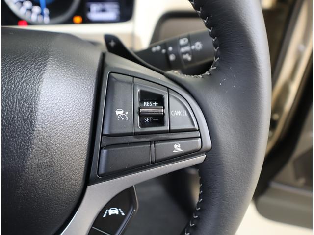 クロスビー HYBRID MZ 4型 ACC・LEDオートヘッドライト 前後ブレーキサポート 追従式クルーズコントロール レーンキープアシスト ハイビームアシスト付LEDオートヘッドライト 先行車発進通知機能 シートヒーター パドルシフト キーレスプッシュスタート 取説(13枚目)