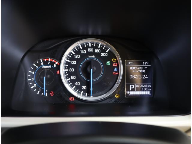 平均燃費・航続可能距離なども表示可能な多機能メーターです。