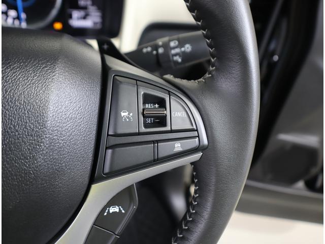 クロスビー ＨＹＢＲＩＤ　ＭＺ　３型　車検整備渡し　ＡＣＣ・フロアマット　前後ブレーキサポート　追従式クルーズコントロール　レーンキープアシスト　ハイビームアシスト付ＬＥＤオートヘッドライト　先行車発進通知機能　パドルシフト　フロアマット　シートヒーター　リモート格納ミラー（13枚目）