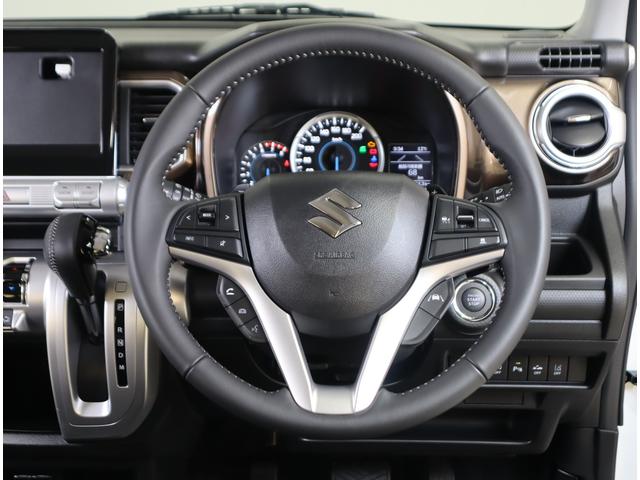 クロスビー HYBRID MZ 4型 前後ブレーキサポート・ACC 前後ブレーキサポート 追従機能付クルーズコントロール 車線逸脱抑制機能 ハイビームアシスト付LEDオートヘッドライト 先行車発進お知らせ機能 車線逸脱警報機能 パドルシフト シートヒーター 4WD(75枚目)