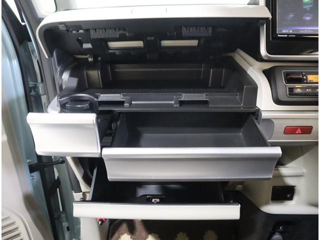 スペーシア ＨＹＢＲＩＤ　Ｘ　ナビ・全方位カメラ・前後ブレーキサポート　７インチワイドナビ（ラジオ・ＴＶ・ＣＤ・ＤＶＤ・Ｂｌｕｅｔｏｏｔｈ・ＭＳＶ・ＳＤ・ＵＳＢ）　全方位カメラ　前後ブレーキサポート　ハイビームアシスト付オートヘッドライト　後席両側電動スライドドア　マット（65枚目）