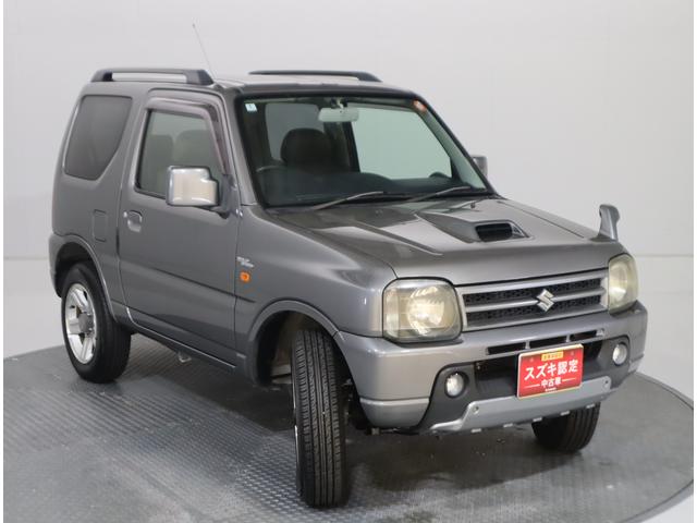 ジムニー ワイルドウインド６型　目玉車　ＣＤプレーヤー・ＥＴＣ・マット　２ＤＩＮ　ＣＤプレーヤー（ラジオ・ＭＤ）　ＥＴＣ　トレータイプフロアマット　ドアバイザー　シートヒーター　キーレスエントリー　フロントフォグランプ　ルーフレール　スペアタイヤカバー　パートタイム４ＷＤ（28枚目）
