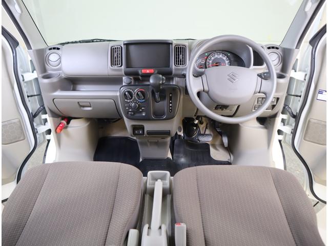 エブリイ ＪＯＩＮターボ　６型　４ＷＤ　目玉車　前後ブレーキサポート　前後ブレーキサポート　前後踏み間違い防止装置　ハイビームアシスト付ＬＥＤオートヘッドライト　先行車発進お知らせ機能　車線逸脱警報機能　後席両側スライドドア　前席シートヒーター　ラバーフロアマット（10枚目）