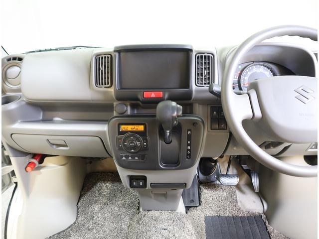 エブリイ ＪＯＩＮターボ　６型　目玉車　前後ブレーキサポート・マット　前後ブレーキサポート　前後踏み間違い防止装置　車線逸脱警報機能　ハイビームアシスト付ＬＥＤオートヘッドライト　先行車発進お知らせ機能　後席両側電動スライドドア　ラバーフロアマット　シートヒーター（75枚目）