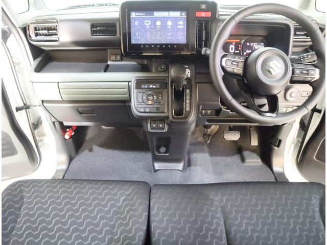 スペーシア ギア　ＨＹＢＲＩＤ　ＸＺ　ナビ・全方位カメラ・シートヒーター　純正ＯＰメモリーナビ（ラジオ・ＴＶ・Ｂｌｕｅｔｏｏｔｈ・ＵＳＢ）　全方位カメラ　前後ブレーキサポート　追従機能付クルーズコントロール　車線逸脱抑制機能　ハイビームアシスト付ＬＥＤオートヘッドライト（9枚目）