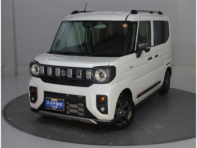 スペーシア ギア　ＨＹＢＲＩＤ　ＸＺ　ナビ・全方位カメラ・シートヒーター　純正ＯＰメモリーナビ（ラジオ・ＴＶ・Ｂｌｕｅｔｏｏｔｈ・ＵＳＢ）　全方位カメラ　前後ブレーキサポート　追従機能付クルーズコントロール　車線逸脱抑制機能　ハイビームアシスト付ＬＥＤオートヘッドライト（22枚目）