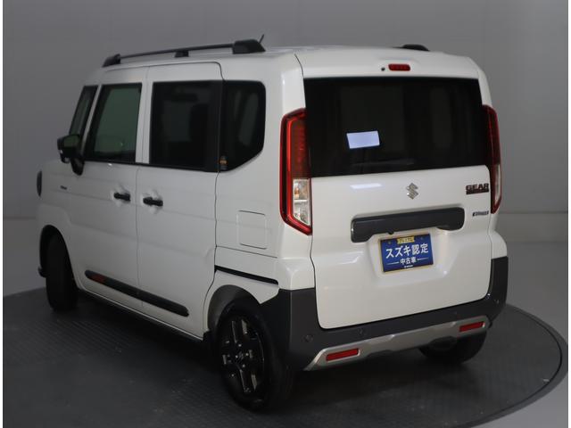 スペーシア ギア　ＨＹＢＲＩＤ　ＸＺ　ナビ・全方位カメラ・シートヒーター　純正ＯＰメモリーナビ（ラジオ・ＴＶ・Ｂｌｕｅｔｏｏｔｈ・ＵＳＢ）　全方位カメラ　前後ブレーキサポート　追従機能付クルーズコントロール　車線逸脱抑制機能　ハイビームアシスト付ＬＥＤオートヘッドライト（24枚目）