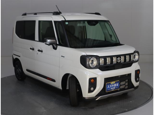 スペーシア ギア　ＨＹＢＲＩＤ　ＸＺ　ナビ・全方位カメラ・シートヒーター　純正ＯＰメモリーナビ（ラジオ・ＴＶ・Ｂｌｕｅｔｏｏｔｈ・ＵＳＢ）　全方位カメラ　前後ブレーキサポート　追従機能付クルーズコントロール　車線逸脱抑制機能　ハイビームアシスト付ＬＥＤオートヘッドライト（28枚目）