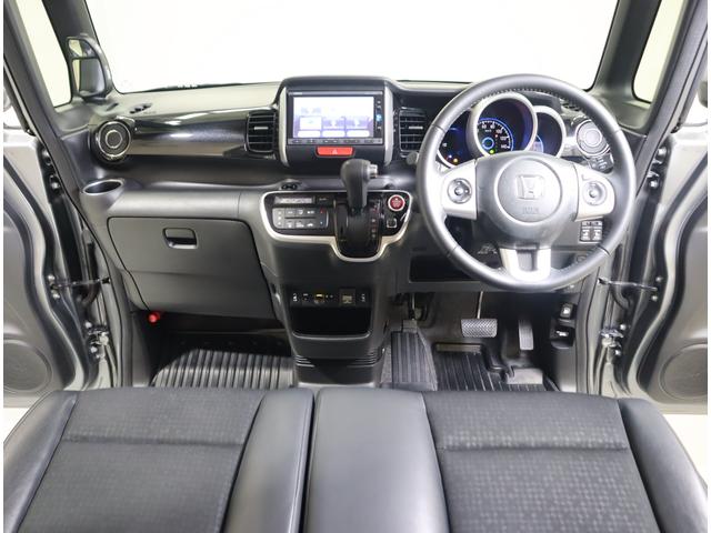 N-BOXカスタム Gターボ SSパッケージ 車検整備渡し BT対応ナビ・ETC 7インチナビ(ラジオ・TV・CD・DVD・Bluetooth・SD) ETC バックカメラ 前方ドラレコ 衝突被害軽減ブレーキ 後席両側電動スライドドア シートヒーター フロアマット 認定中古車(8枚目)