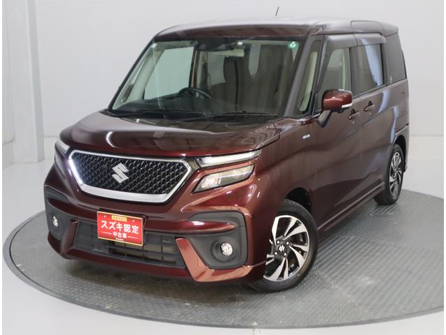 ソリオバンディット バンディット　ＨＹＢＲＩＤ　ＭＶ　車検整備渡し　ナビ・全方位　純正オプションメモリーナビ（ラジオ・ＴＶ・ＣＤ・ＤＶＤ・Ｂｌｕｅｔｏｏｔｈ・ＵＳＢ）　ＥＴＣ　全方位カメラ　前後ドラレコ　前後ブレーキサポート　追従式クルーズコントロール　後席両側電動スライドドア（22枚目）