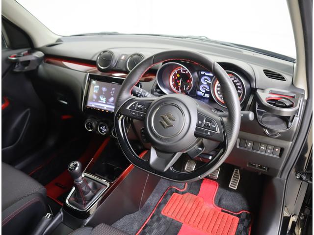 スイフトスポーツ スポーツ 2型 BTナビ・ETC・全方位カメラ・前後ドラレコ 8インチナビ(ラジオ・TV・CD・DVD・Bluetooth・MSV・SD・USB) ETC 全方位カメラ 前後ドラレコ 前後ブレーキサポート 追従式クルーズコントロール レーンキープアシスト マット(56枚目)