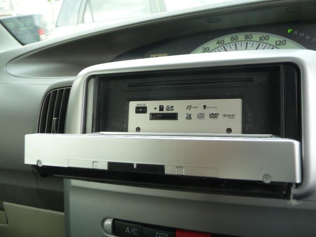 タント Ｌ　禁煙車ＨＤＤナビゲーション地上デジタル１セグテレビＤＶＤビデオ再生ＣＤ録音ＵＳＢ入力端子ＥＴＣグー鑑定済み車検２年Ｔチェーン左側スライド式ドア１４ｉｎＡＷキーレスＷエアＢフルフラット取説ＭノートＡＢＳ（12枚目）