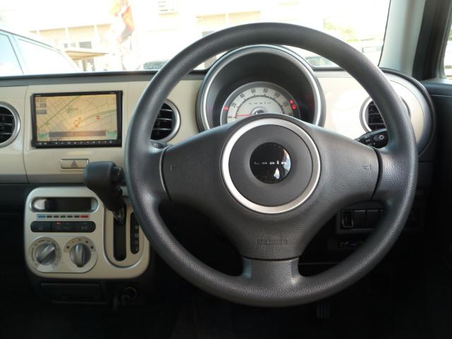 アルトラパン X 禁煙車メモリーナビ地デジテレビDVDビデオ再生CD車検2年グー鑑定済みETCウインカー付きミラー14inAWドラレコ前カラー連動BカメラTチェーンWエアーBスマキーABSプッシュスタートBステアチルト(14枚目)