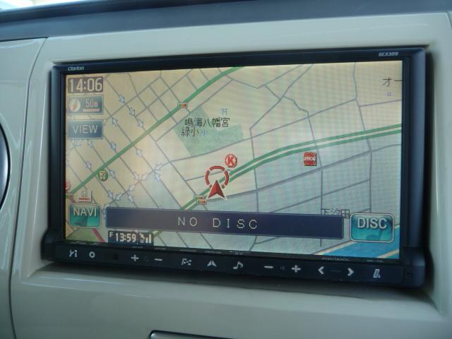 アルトラパン X 禁煙車メモリーナビ地デジテレビDVDビデオ再生CD車検2年グー鑑定済みETCウインカー付きミラー14inAWドラレコ前カラー連動BカメラTチェーンWエアーBスマキーABSプッシュスタートBステアチルト(16枚目)