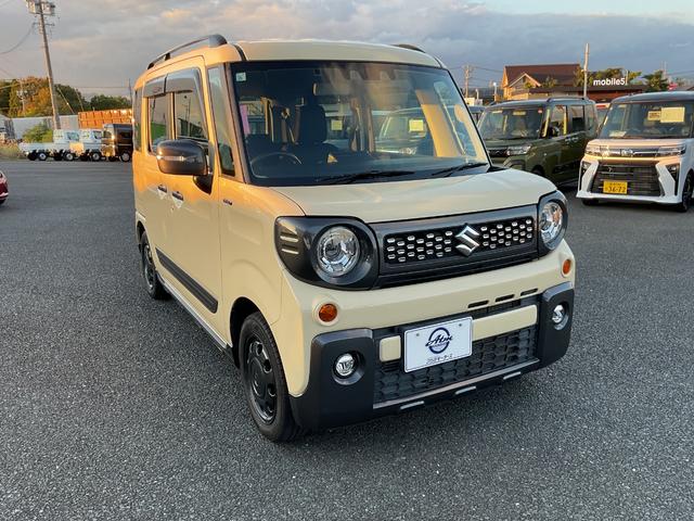 スペーシアギア ハイブリッドXZ セーフサポート ナビ 衝突被害軽減ブレーキ 後退時ブレーキサポート LEDヘッドライト 14インチアルミ 両側パワースライドドア アダプティブクルーズコントロール シートヒーター メモリーナビ フルセグTV ETC(3枚目)