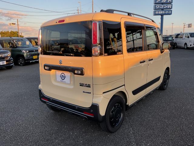 スペーシアギア ハイブリッドXZ セーフサポート ナビ 衝突被害軽減ブレーキ 後退時ブレーキサポート LEDヘッドライト 14インチアルミ 両側パワースライドドア アダプティブクルーズコントロール シートヒーター メモリーナビ フルセグTV ETC(4枚目)