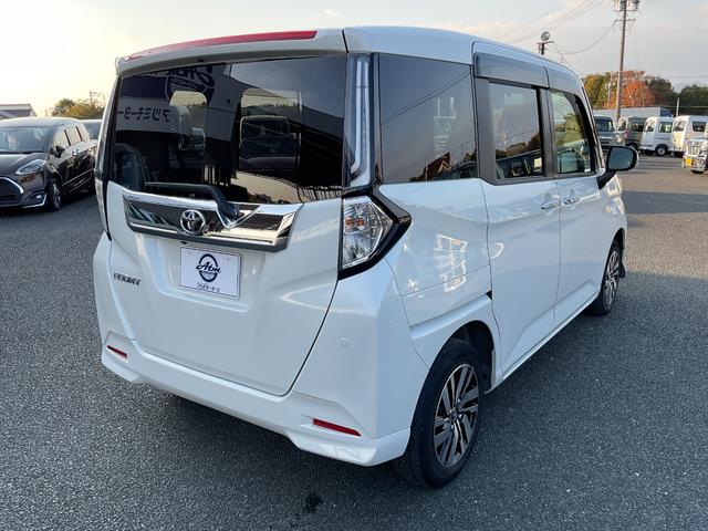 ルーミー カスタムG 衝突被害軽減ブレーキ コーナーセンサー LEDヘッドライト 14インチアルミ 両側パワースライドドア スマートキー メモリーナビ TV バックカメラ ETC(4枚目)