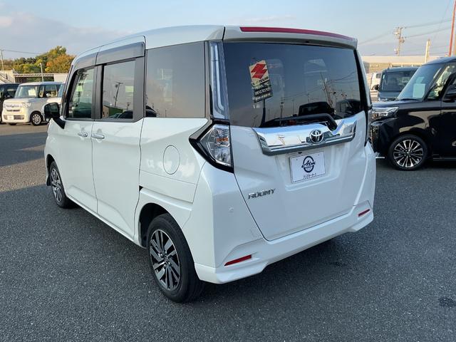 ルーミー カスタムG 衝突被害軽減ブレーキ コーナーセンサー LEDヘッドライト 14インチアルミ 両側パワースライドドア スマートキー メモリーナビ TV バックカメラ ETC(6枚目)