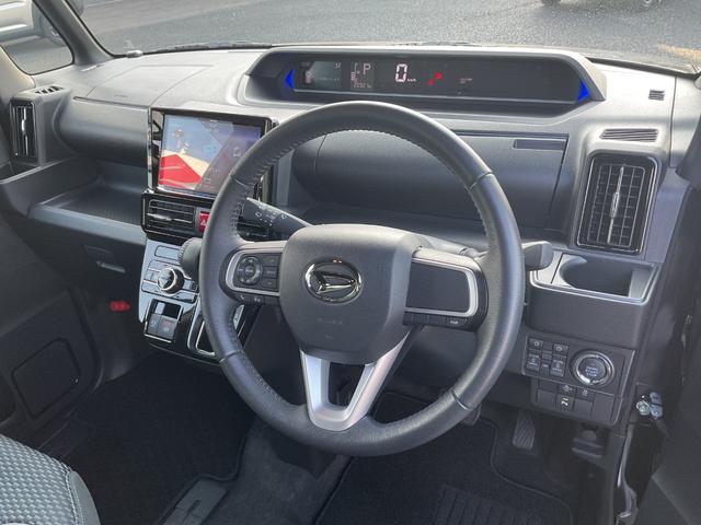 タント カスタムRS インテリアパネルパック スカッフプレートカバー 衝突被害軽減ブレーキ コーナーセンサー 両側パワースライドドア コンビシート シートヒーター 8型ワイドナビ フルセグTV バックカメラ ETC(7枚目)