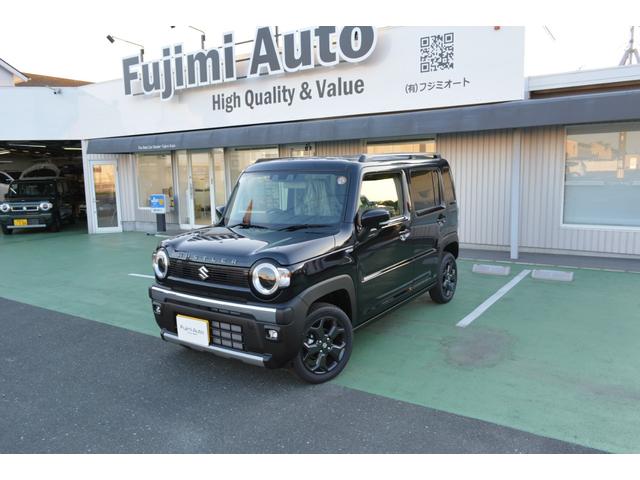 ハスラー タフワイルド　メーカーオプション９インチナビ／フルセグ／全方位モニター／コムテックドラレコ／純正フロアマット／届出済未使用車／純正アルミ（3枚目）