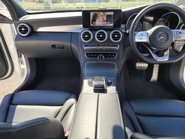 Ｃクラス Ｃ２２０ｄアバンギャルド　ＡＭＧライン　純正ナビ　地デジＴＶ　レーダーセーフティーパッケージ　黒革シート　シートヒーター　１８インチアルミ　ＥＴＣ　ブラインドスポットモニター　スペアキー　ドライブレコーダー（3枚目）