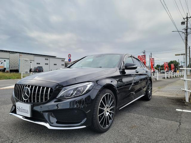 Cクラス C250スポーツ レーダークルーズ 衝突軽減 バックカメラ ブラインドスポットアシスト 運転席メモリー付パワーシート 純正ナビ 地デジTV LEDヘッドライト 黒革シート ETC(2枚目)