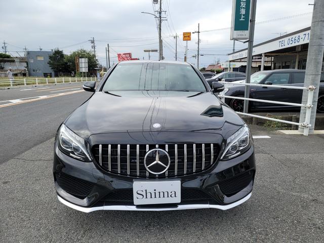 Cクラス C250スポーツ レーダークルーズ 衝突軽減 バックカメラ ブラインドスポットアシスト 運転席メモリー付パワーシート 純正ナビ 地デジTV LEDヘッドライト 黒革シート ETC(3枚目)