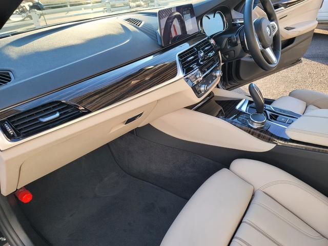 ５シリーズ ５３０ｉ　Ｍスポーツ　３Ｄデザインフロントスポイラー　３Ｄデザインサイドスポイラー　純正ナビ　地デジＴＶ　サンルーフ　白革シート　ＬＥＤライト　パワートランク　ハーマンカートンスピーカー　３６０度カメラ　ＥＴＣ　ドラレコ（12枚目）