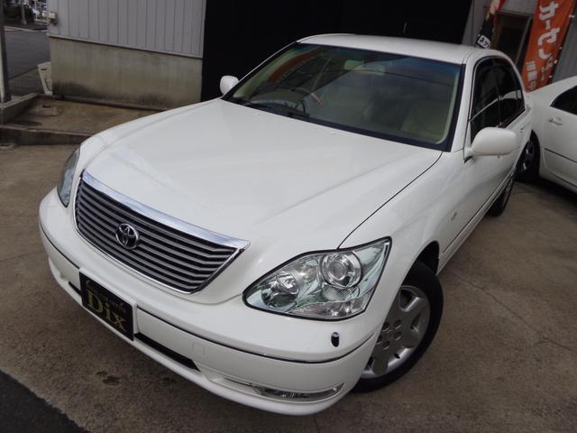 セルシオ Ｃ仕様　前後純正電動コーナーポール前後バンパー新品メッキモール交換済本革エアーシート全席パワーシート後席専用スイッチ純正ナビＢカメラリアサンシェードビルトインＥＴＣ後席オットマンスマートキー（18枚目）