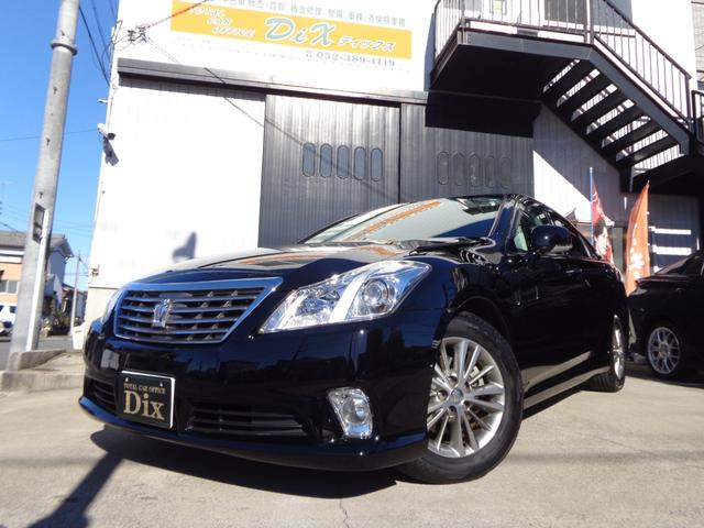 クラウン ロイヤルサルーン　スペシャルナビパッケージ　純正ＨＤＤナビフルセグＴＶバックカメラＤＶＤＣＤクルコンＥＴＣ純正レースシートカバープッシュスタートスマートキー×２純正アルミＨＩＤ（8枚目）