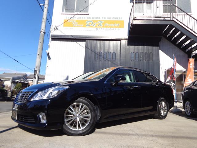 クラウン ロイヤルサルーン　スペシャルナビパッケージ　純正ＨＤＤナビフルセグＴＶバックカメラＤＶＤＣＤクルコンＥＴＣ純正レースシートカバープッシュスタートスマートキー×２純正アルミＨＩＤ（10枚目）