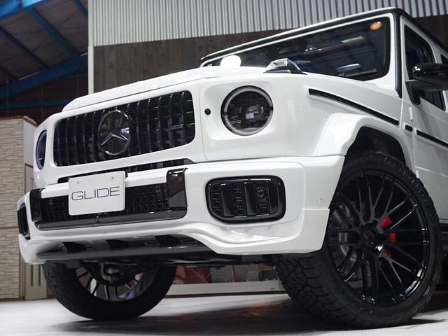 Gクラス G450d AMGラインパッケージ グリッドカスタムver. グリッドカーボンスポイラー&グリルフィン&22インチ&電動サイド&ラゲッジボード ナイトPKG仕様 G63純正グリル MANUFAKTURプログラム・プラス デジタルミラー(22枚目)