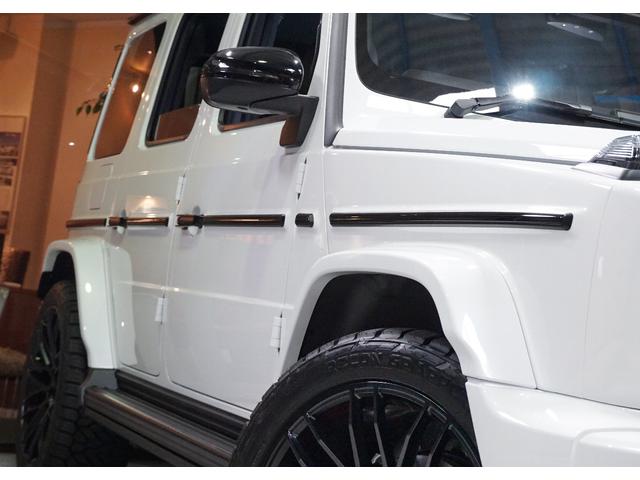 Gクラス G450d AMGラインパッケージ グリッドカスタムver. グリッドカーボンスポイラー&グリルフィン&22インチ&電動サイド&ラゲッジボード ナイトPKG仕様 G63純正グリル MANUFAKTURプログラム・プラス デジタルミラー(35枚目)