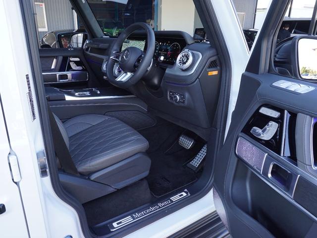 Gクラス G450d AMGラインパッケージ グリッドカスタムver. グリッドカーボンスポイラー&グリルフィン&22インチ&電動サイド&ラゲッジボード ナイトPKG仕様 G63純正グリル MANUFAKTURプログラム・プラス デジタルミラー(53枚目)