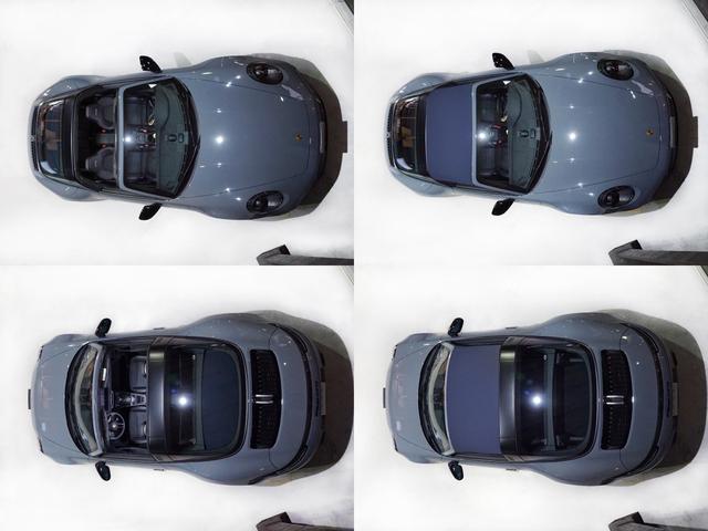 911 911タルガ4GTS Fリフト リアアスクル LEDマトリクス GTSインテリア&マットカーボンインテリア&ハイグロスエクステリアPKG マットカーボンGTステア&イルミ付ドアシルガード PDCC BOSE ブルー幌(43枚目)