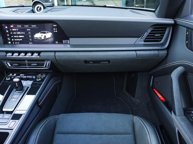 911 911タルガ4GTS Fリフト リアアスクル LEDマトリクス GTSインテリア&マットカーボンインテリア&ハイグロスエクステリアPKG マットカーボンGTステア&イルミ付ドアシルガード PDCC BOSE ブルー幌(45枚目)