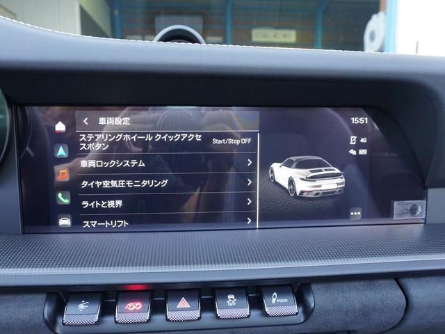 911 911タルガ4GTS Fリフト リアアスクル LEDマトリクス GTSインテリア&マットカーボンインテリア&ハイグロスエクステリアPKG マットカーボンGTステア&イルミ付ドアシルガード PDCC BOSE ブルー幌(61枚目)