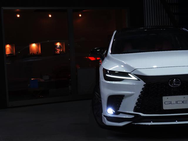 RX RX500h Fスポーツパフォーマンス TRDエアロダイナミクスPKG M’Sリアゲートスポイラ T&Tフォージド24インチ ESPELIRダウンサス マクレビ パノラマルーフ 輻射ヒーター 寒冷地 TVキャン リアスモーク OP21インチ(35枚目)