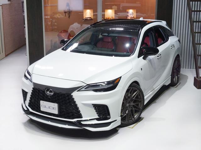 RX RX500h Fスポーツパフォーマンス TRDエアロダイナミクスPKG M’Sリアゲートスポイラ T&Tフォージド24インチ ESPELIRダウンサス マクレビ パノラマルーフ 輻射ヒーター 寒冷地 TVキャン リアスモーク OP21インチ(40枚目)