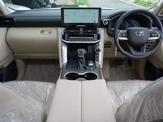 ランドクルーザー ZX フルオプション車 モデリスタフロント・フェンダ・リア・マフラー・トランスポイラー リアエンターテイメント・JBLサウンド クールBOX 電動リアデフロック ルーフレール 空気圧警告 寒冷地 ITSコネ(34枚目)