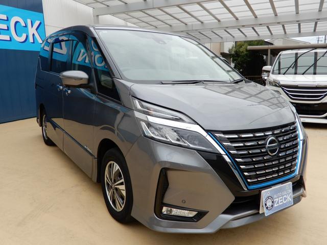 セレナ e-パワー ハイウェイスターV プロパイロット 電子パーキング 後席フリップモニター 10インチナビ アラウンドビューモニター 両側パワースライド レザー調シート LED ETC 前後ドラレコ(14枚目)